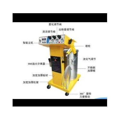 五金涂装喷塑设备粉末小型喷塑机 静电粉末喷涂机智能 静电喷塑机