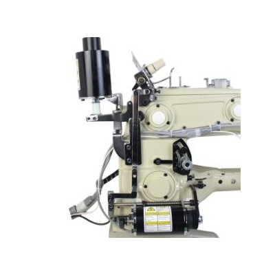 大和青本款三针五线筒式小嘴直驱电脑自动剪线牛头车 1500绷缝机