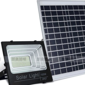工厂货源太阳能灯 庭院灯LED户外太阳能投光灯跨境新农村Solar图3