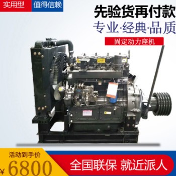 潍坊ZH4100G柴油发动机 洗井空压机发动机 离合器变速箱2.2:1图2