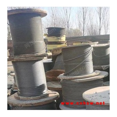 回收耐磨损废旧钢丝绳 二手钢绞线上门收购　随行随价