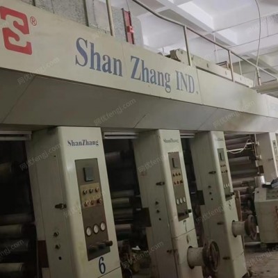 整场软包装设备8成新广东汕樟E型8色1100/180