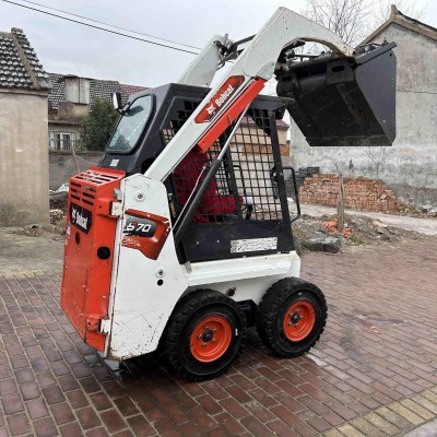 二手山猫S70滑移装载机出售.2021年