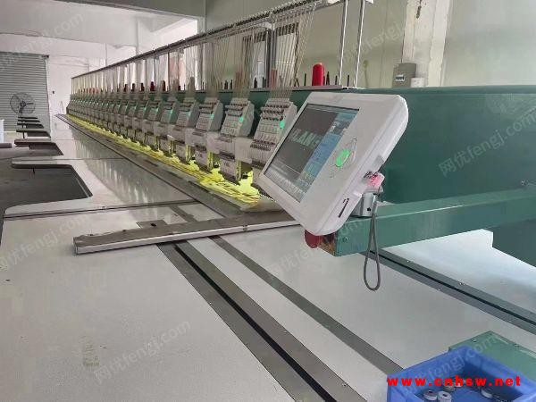 厂家处理二手绣花机2018年宝轮高速机12针24头400头距