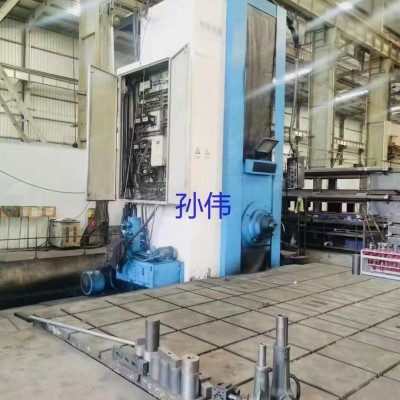 老机床日本140落地镗铣。主轴140，Z轴镗杆伸出950，W轴400直径圆滑枕伸出480，X轴行程5米，丫轴高度2.7米，BT50刀柄，自动拉刀，新款电器，地平板3米X5米X400厚，导轨非常好