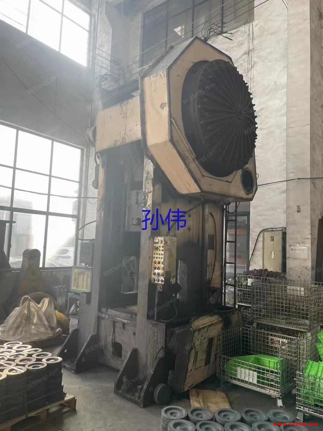 台湾老机器精锻600吨热模锻，成色好