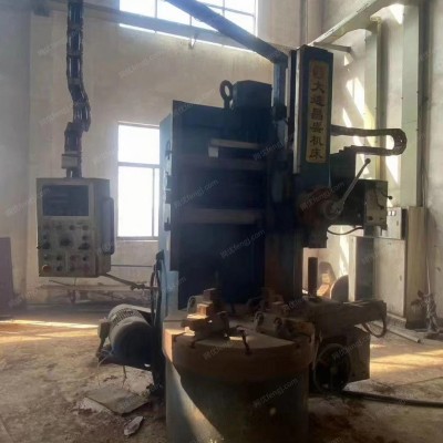 在位出售大连昌盛5112单柱立车，带侧刀架