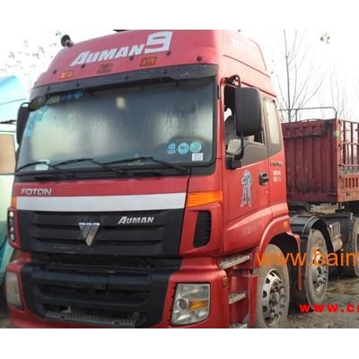 欧曼双导向牵引车潍柴发动机336马力