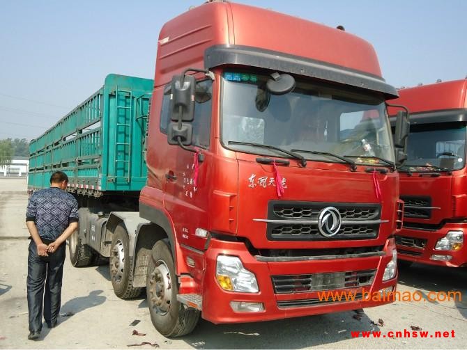 处理二手东风天龙双导向货车