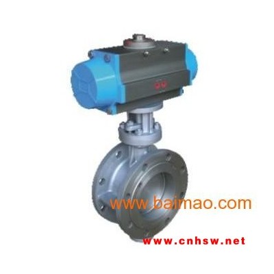 D643H法兰式气动金属密封蝶阀