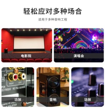 线缆厂家国标无氧铜音响线全铜纯铜音频线100-600芯喇叭音箱线图3