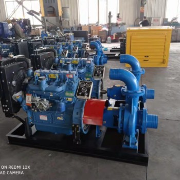 30KW水泵机组柴油机组消防泵 柴油机驱动排涝泵农田用柴油机组图3