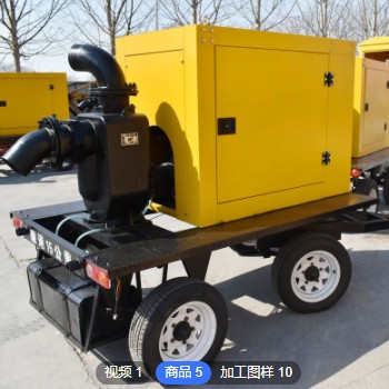 防汛抗旱泵车 四轮柴油移动泵车 大流量自吸式抽水泵 定制排涝泵图3