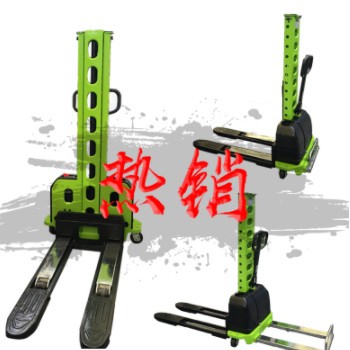 半电动500kg自体登高车便携式1吨上下货全电动叉车自提升装卸货车图2
