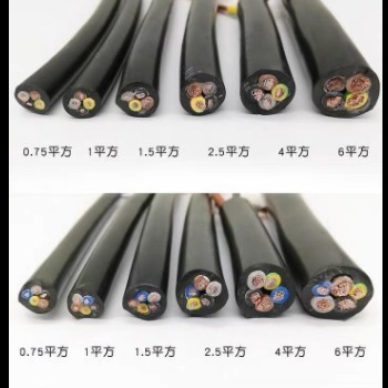 金环宇无氧铜RVV电线多股2*2.5芯纯铜护套监控电源线防水电缆国标图2