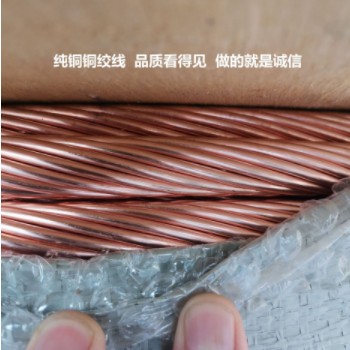 批发做软铜绞线防雷接地TJR1无氧裸铜绞线200平500平1000硬铜绞线图2