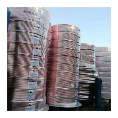 常规规格大量现货销售天津盘管 空调铜管6*1 8*1 10*1 12*1紫铜管