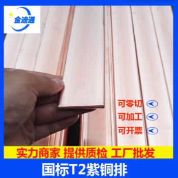 批发销售电力工程导电接地汇流母线排 现货TMY母线排镀锡紫铜排图2