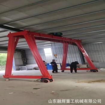 电动转弯转向升降移动式龙门架 万向旋转轮式 小型升降电动龙门吊图3