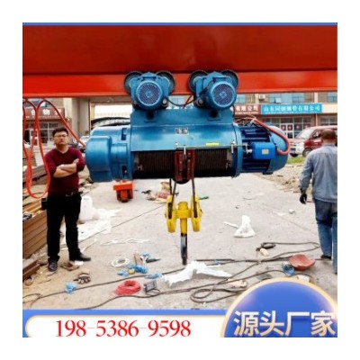 厂家直供钢丝绳电动葫芦380V行车吊机 1吨多功能提升机小型起重机