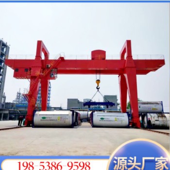 室内龙门吊 运行平稳3T5T电动单梁龙门吊 码头用双主梁门式起重机图3